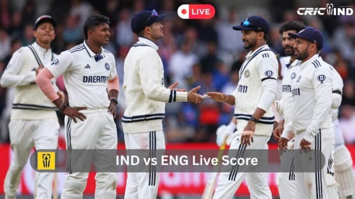 IND vs ENG Live Score